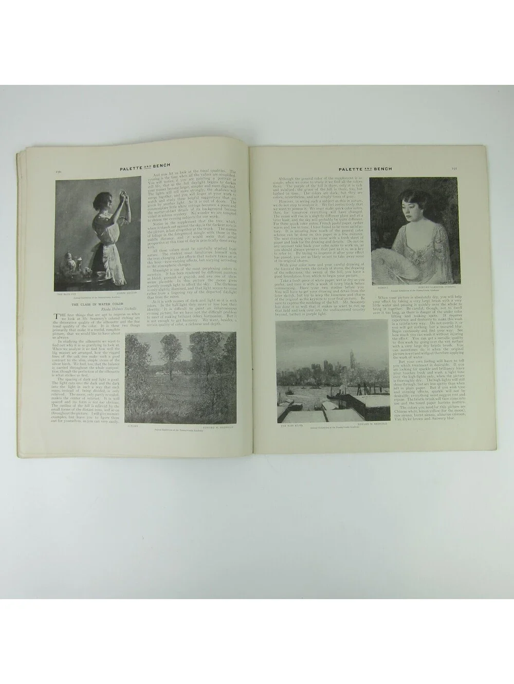 Palette and Bench Monthly Book for Art Lover Student Craftsman May 1910 Antique